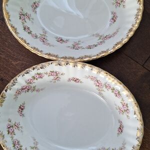 Royal Albert Floral Dinnerware with Gold Accents